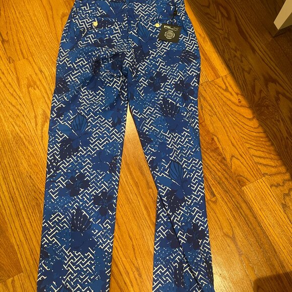 RLX Ralph Lauren Blue Geometric Men's Chinos - Picture 2 of 9